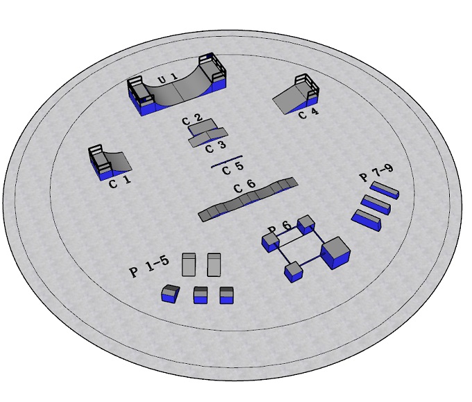 烏海市海南區體育公園滑板場，年輕人的運動樂園！